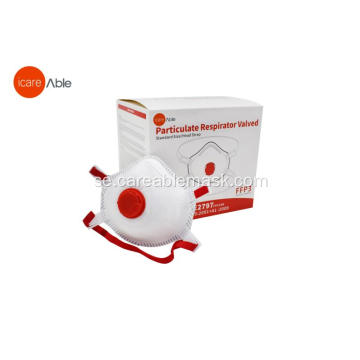 FFP3 Cup Respirator Head Rem med Valve CE